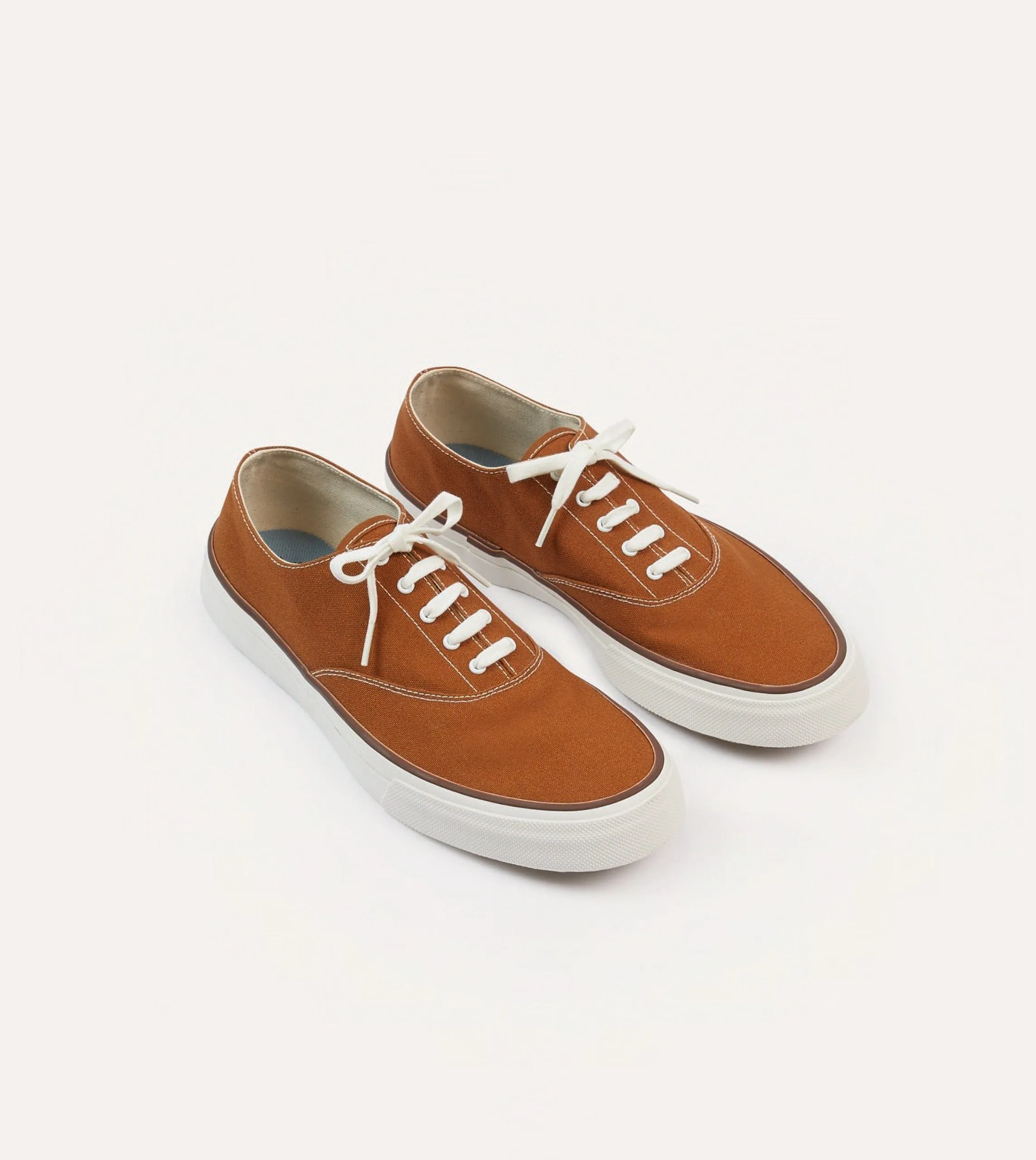 Wakouwa by Anatomica Brown Cotton Canvas Oxford Trainers