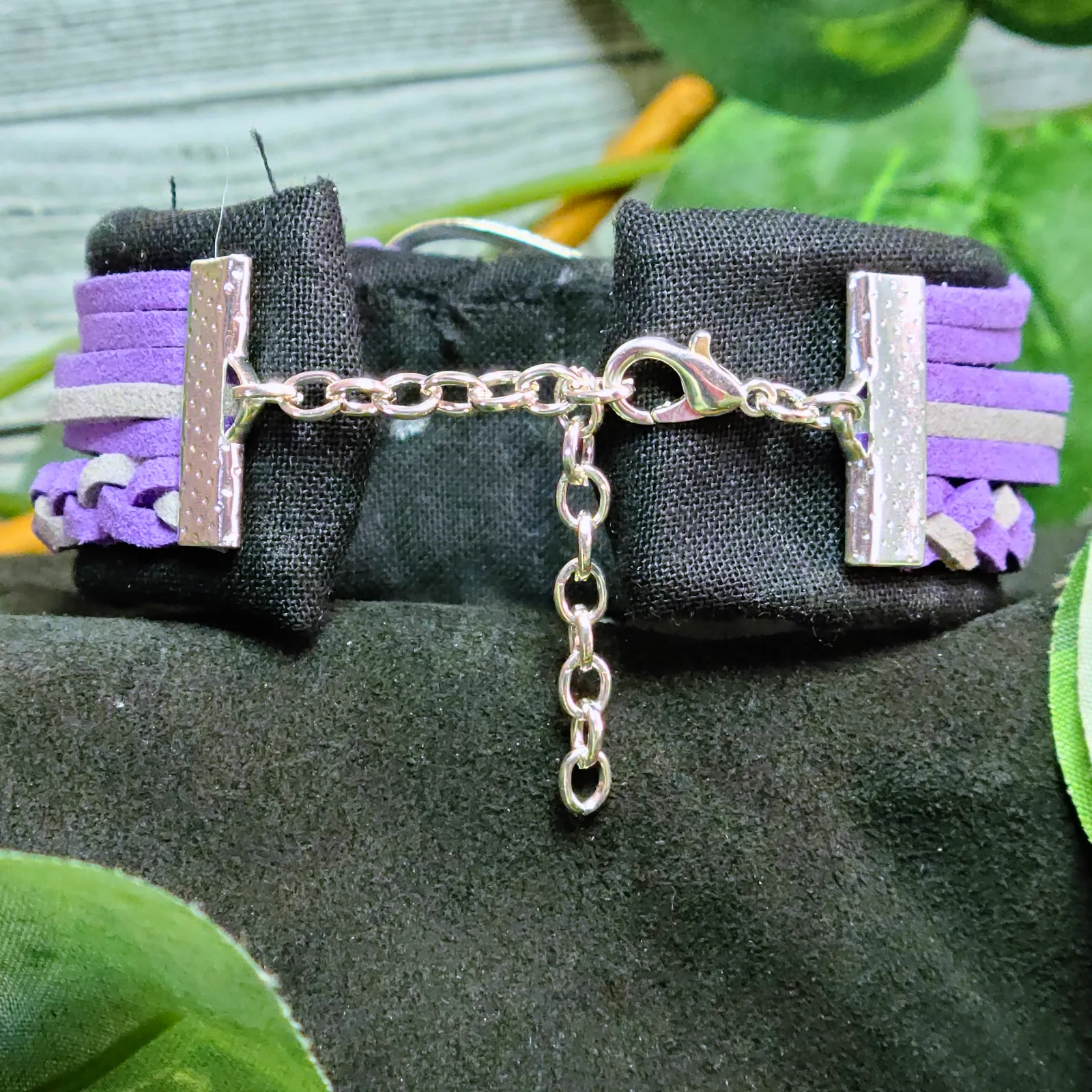 Wildcats Braided Charm Bracelet - K State Vintage