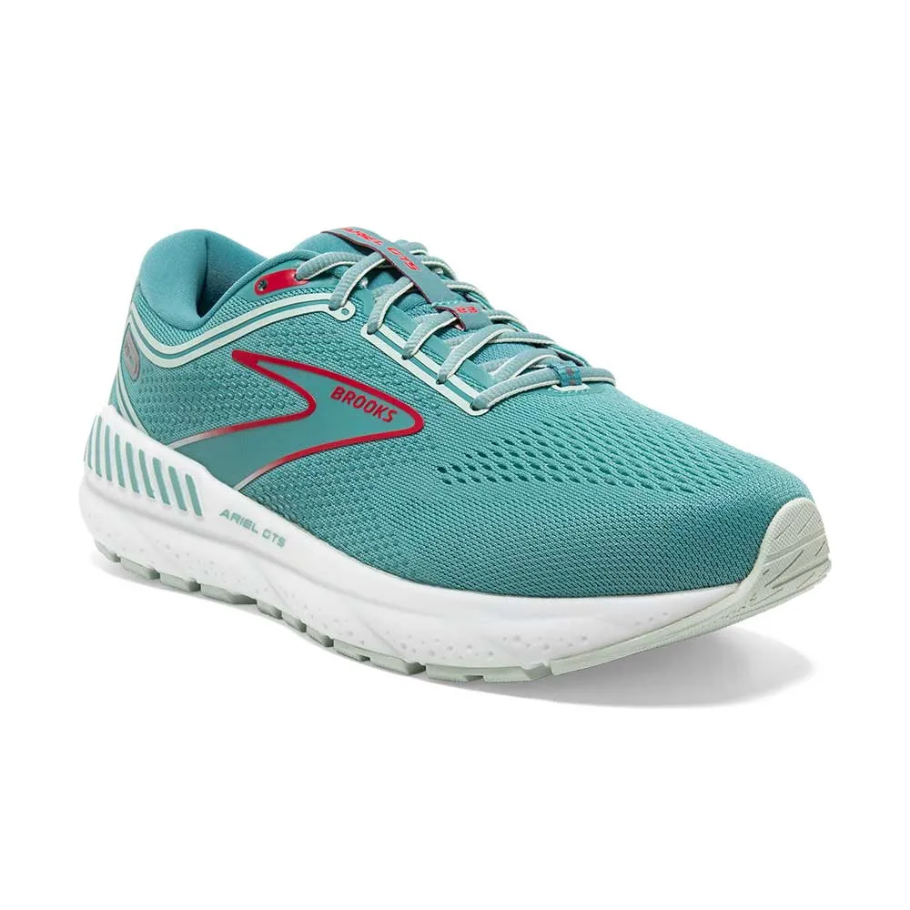 Women's Ariel GTS 23 Running Shoe - Nile Blue/Blue/Bittersweet - Extra Wide (2E)