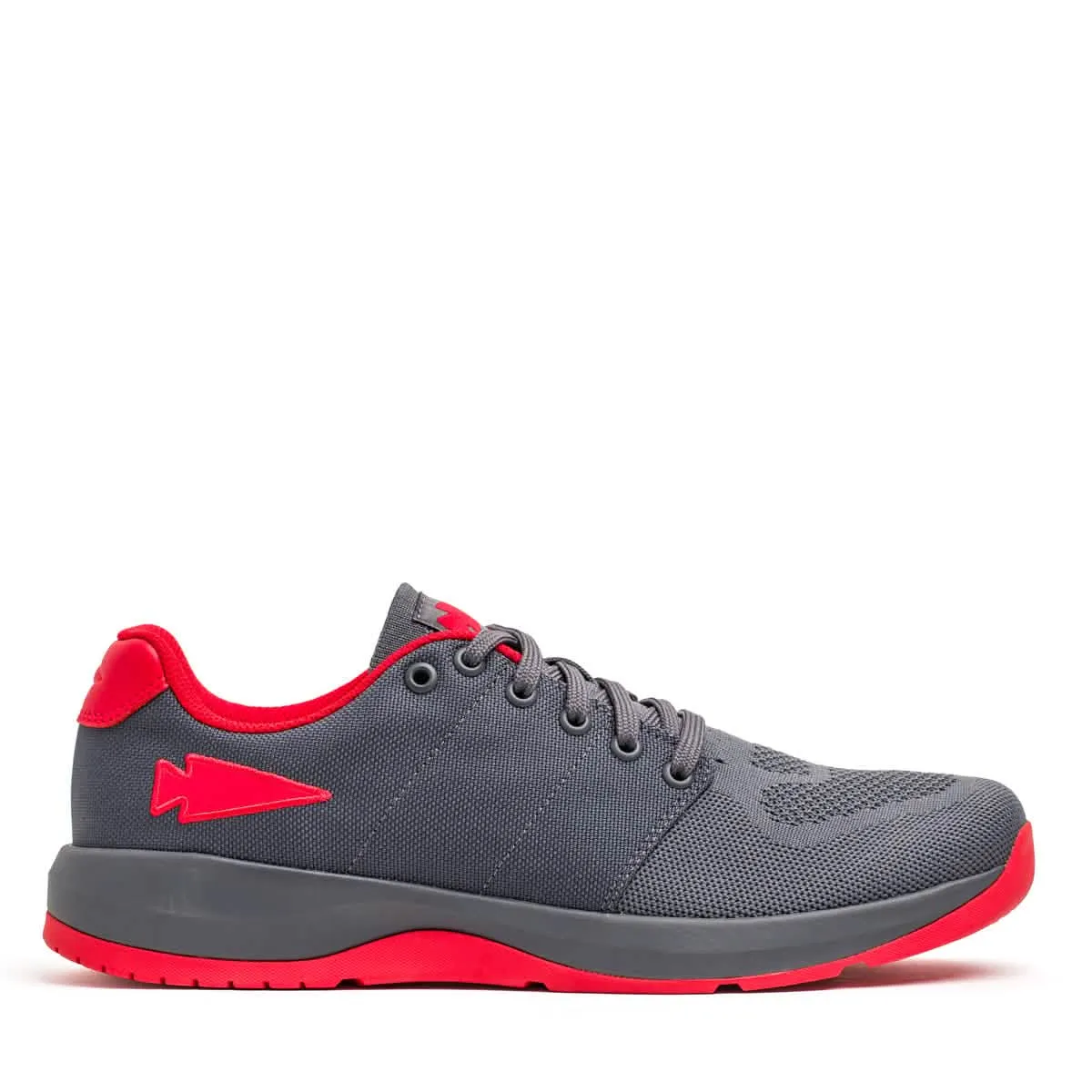 Women's Ballistic Trainers - Wolf Grey   High Risk Red W / Red Reflective Spearhead