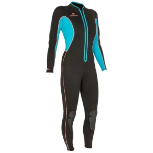 Women's Snorkeling Wetsuit 2 mm with front zip Subea