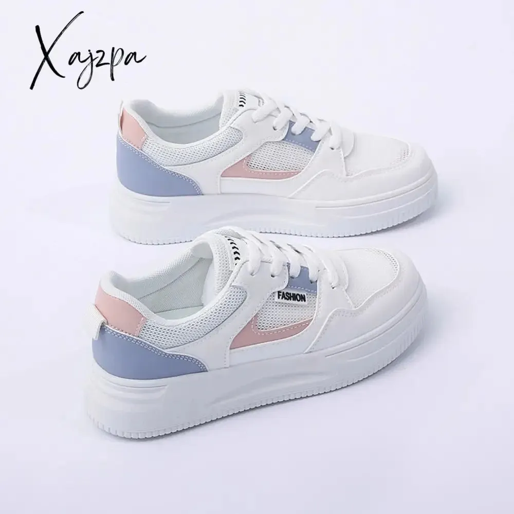 Xajzpa - Small White Shoes Women Spring Autumn Women's Shoes Korean Version Casual Woman Shoes Sneakers Students Thick Sole Board Shoes