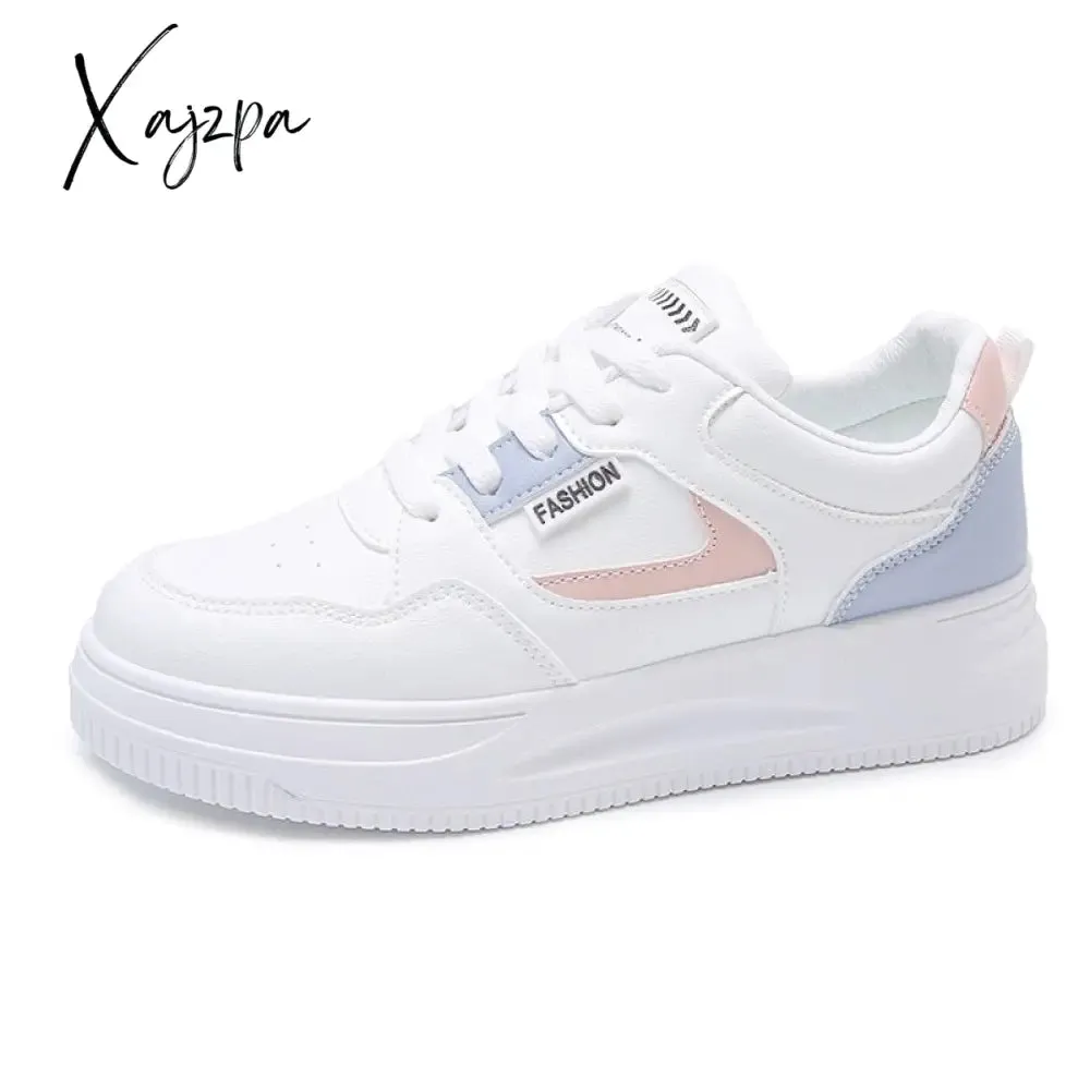 Xajzpa - Small White Shoes Women Spring Autumn Women's Shoes Korean Version Casual Woman Shoes Sneakers Students Thick Sole Board Shoes