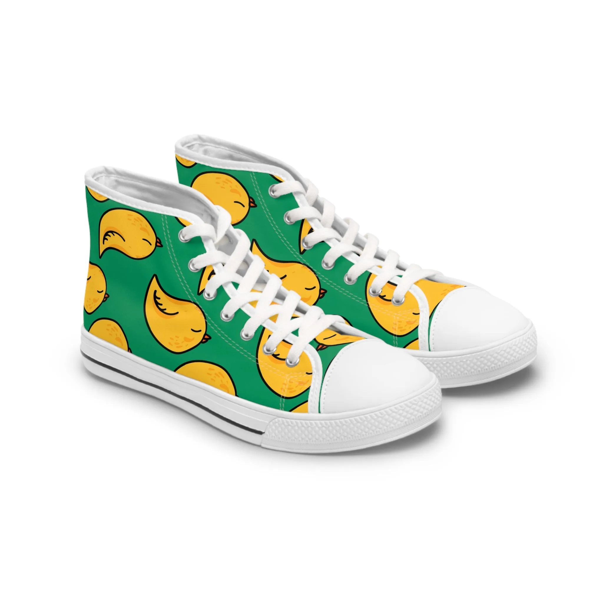 Yellow Chicken Women's High Top Sneakers