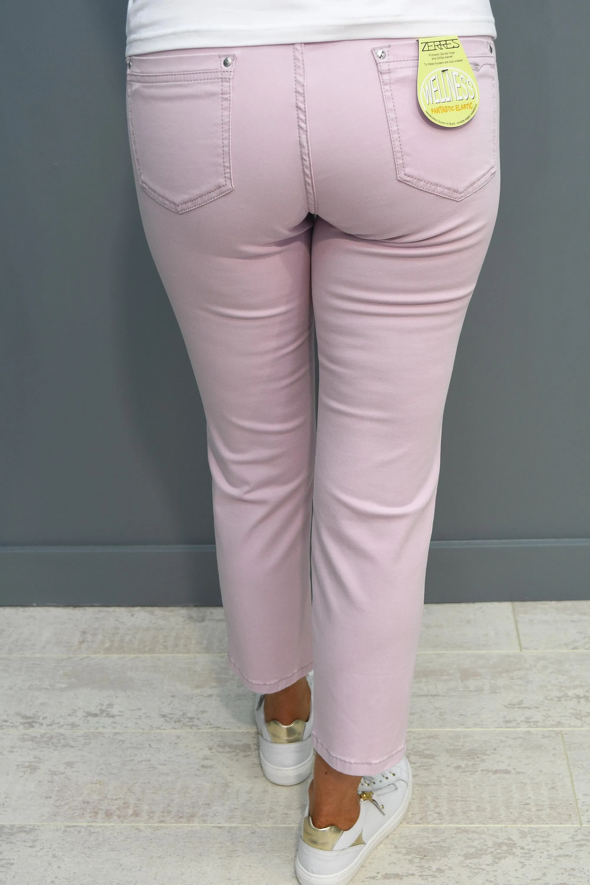 Zerres Pink Ankle Length Soft Jean - 3207 572 70 Gina