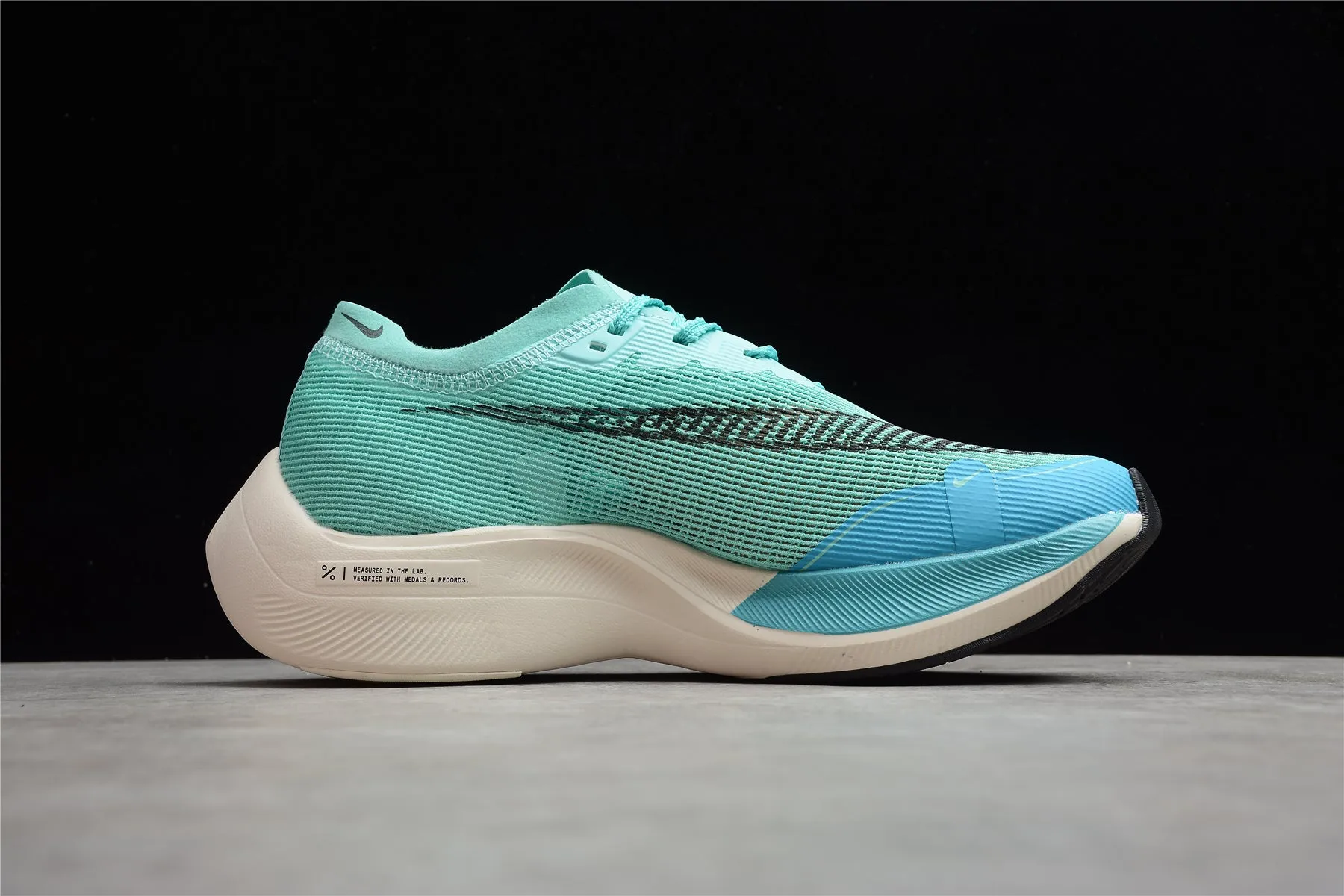 ZoomX Vaporfly NEXT% 2 Turquoise and White